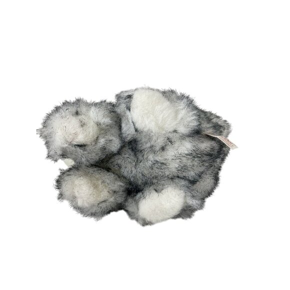 Dan Dee Plush Bunny Rabbit Soft Stuffed Animal White Gray Realistic Small - Picture 6 of 10